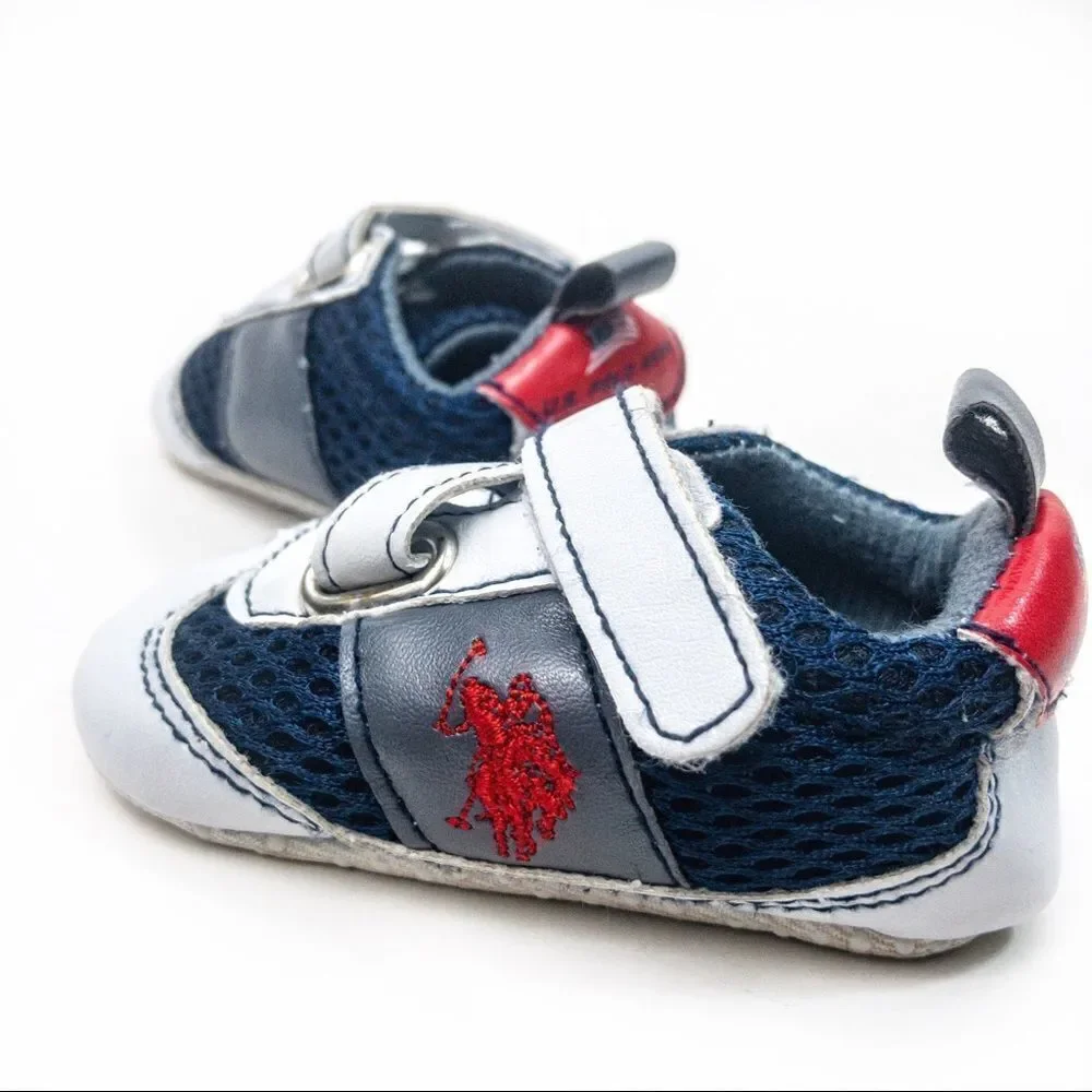 Preppy Baby Boy Bundle: Sneakers & Argyle Newsboy Hat